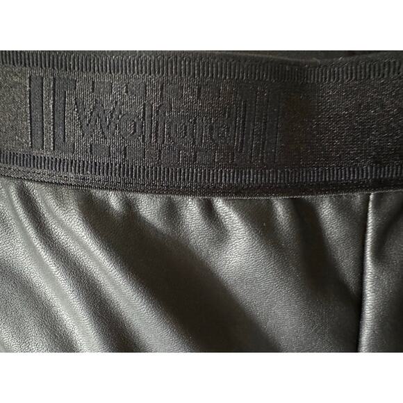 Wolford Black Vegan Leather Trousers with Pockets MSRP $425.00 - Picture 5 of 9
